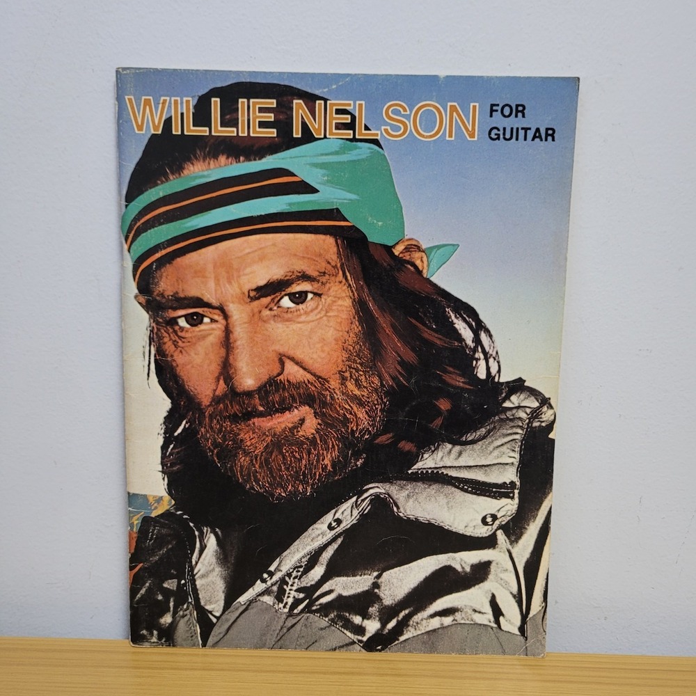 Willie Nelson For Guitar Sheet Music Book 1986